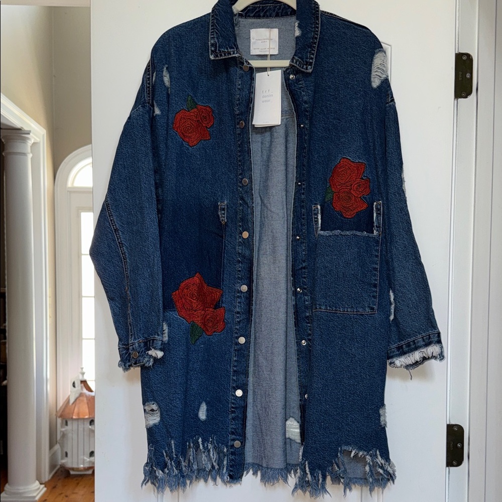 Zara Blue Denim Jacket
